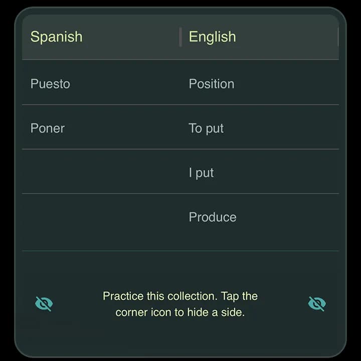 Dictionary mode in A-Dictionary