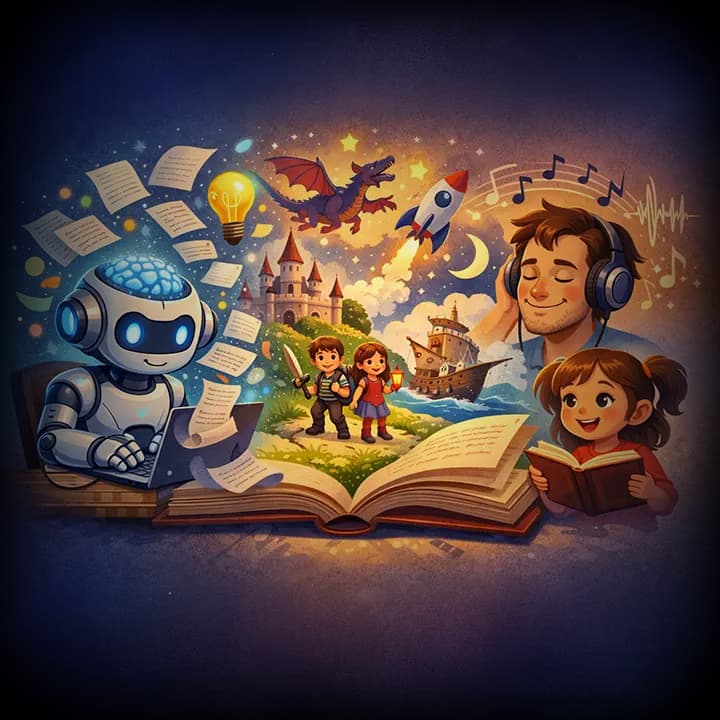 AI mini-stories in A-Dictionary